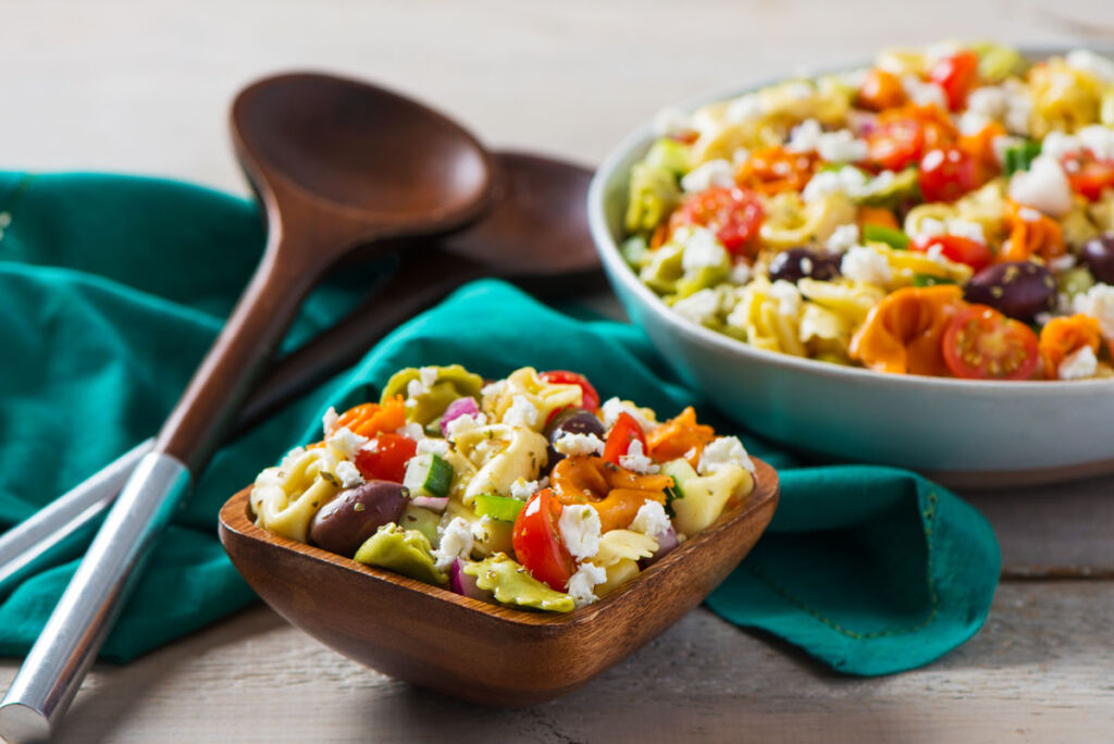 Greek Salad with Tortellini