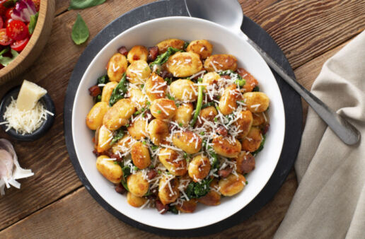 Skillet Gnocchi with Rapini and Pancetta