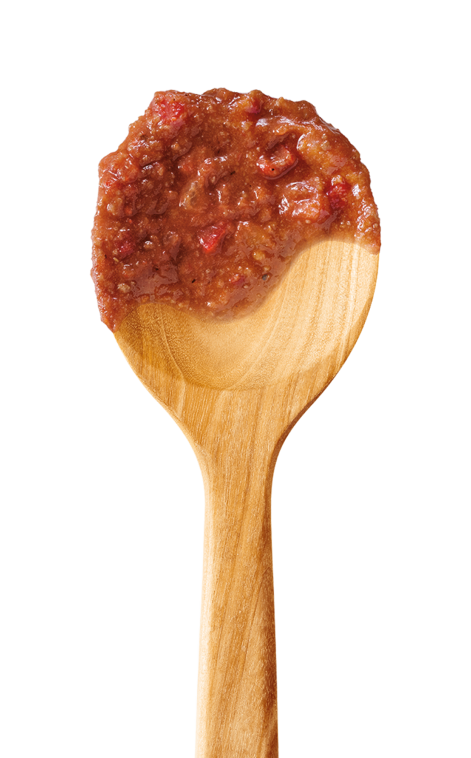 Spoon with Roman Meat Sauce