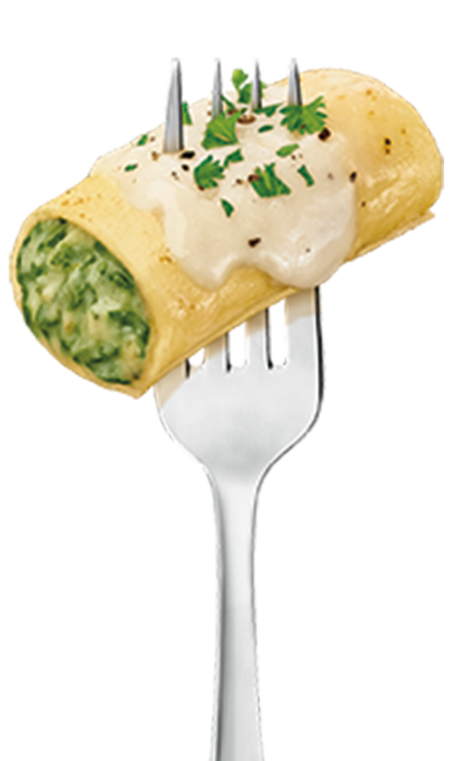 Fork with Spinach _ Cheese Cannelloni